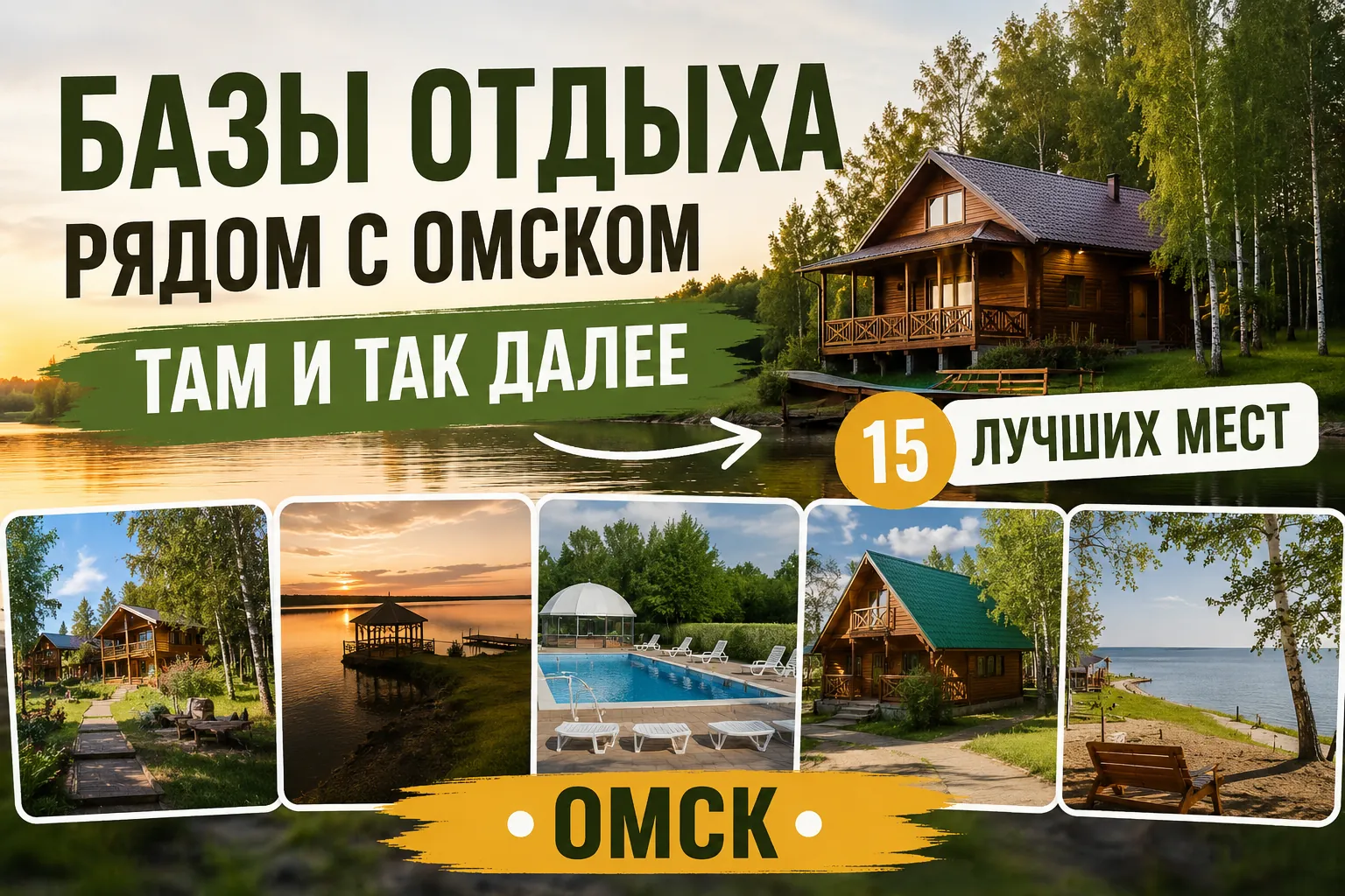 Базы отдыха рядом с Омском: 10 лучших мест для выходных на природе (2026)