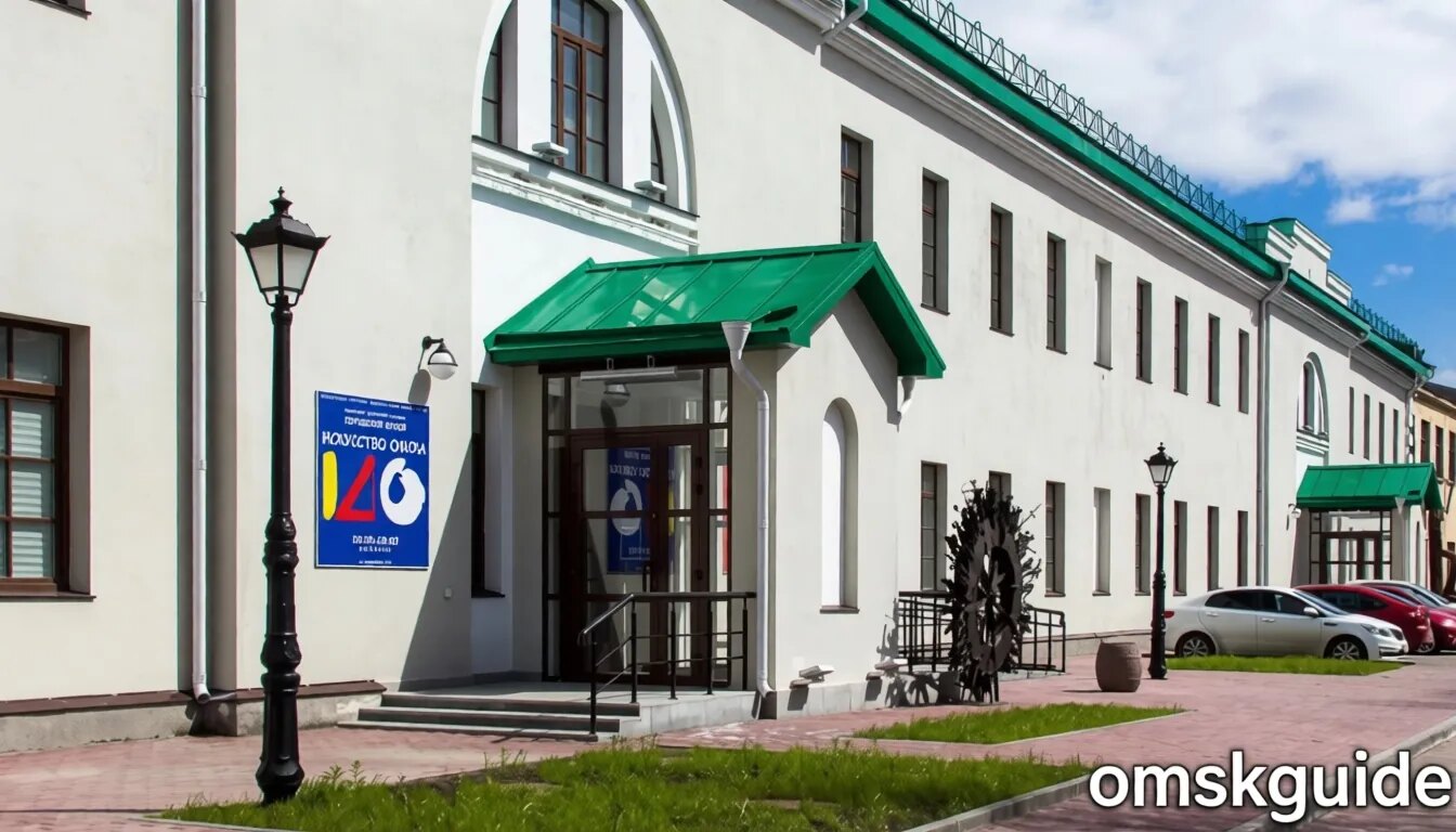 Городской музей «Искусство Омска», Партизанская, 5А, литера М. Архивный снимок.